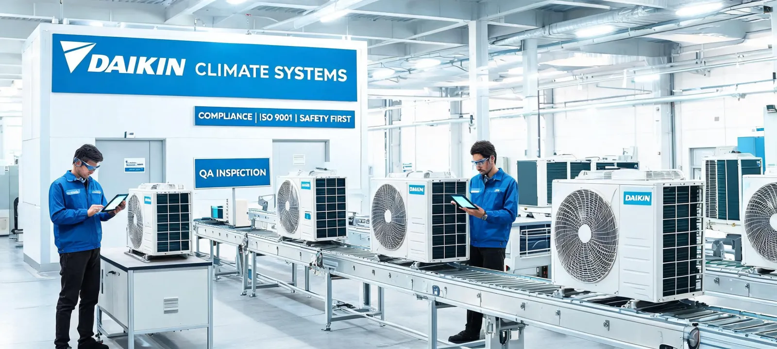 Daikin climate appliance factory capability tour
