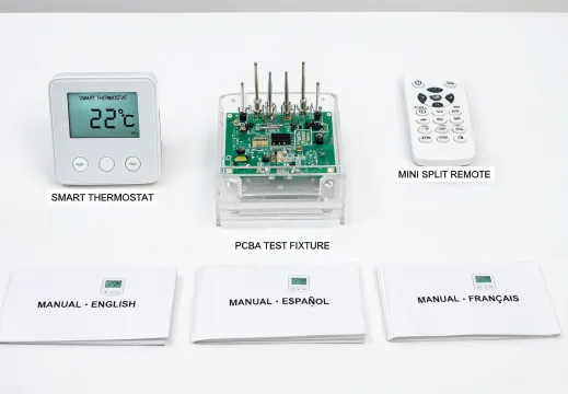 Thermostat and remote control accessory set
