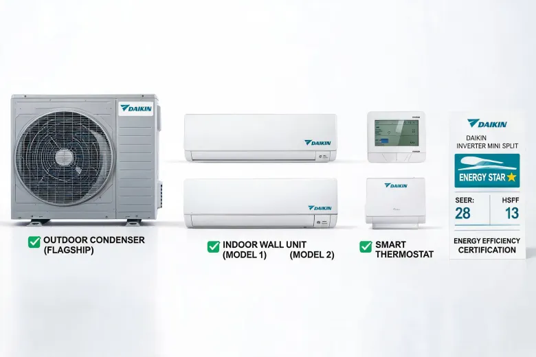 Daikin mini split heat pump flagship lineup
