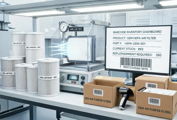 Air purifier filter replenishment service